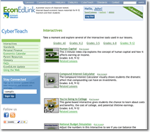 Interactives page